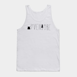 Adventure Travel To Mountains Across Trees Involving Danger Tank Top